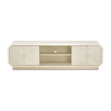 La Rachelle Medium Champagne Media Cabinet from Michael Amini - Luna Furniture