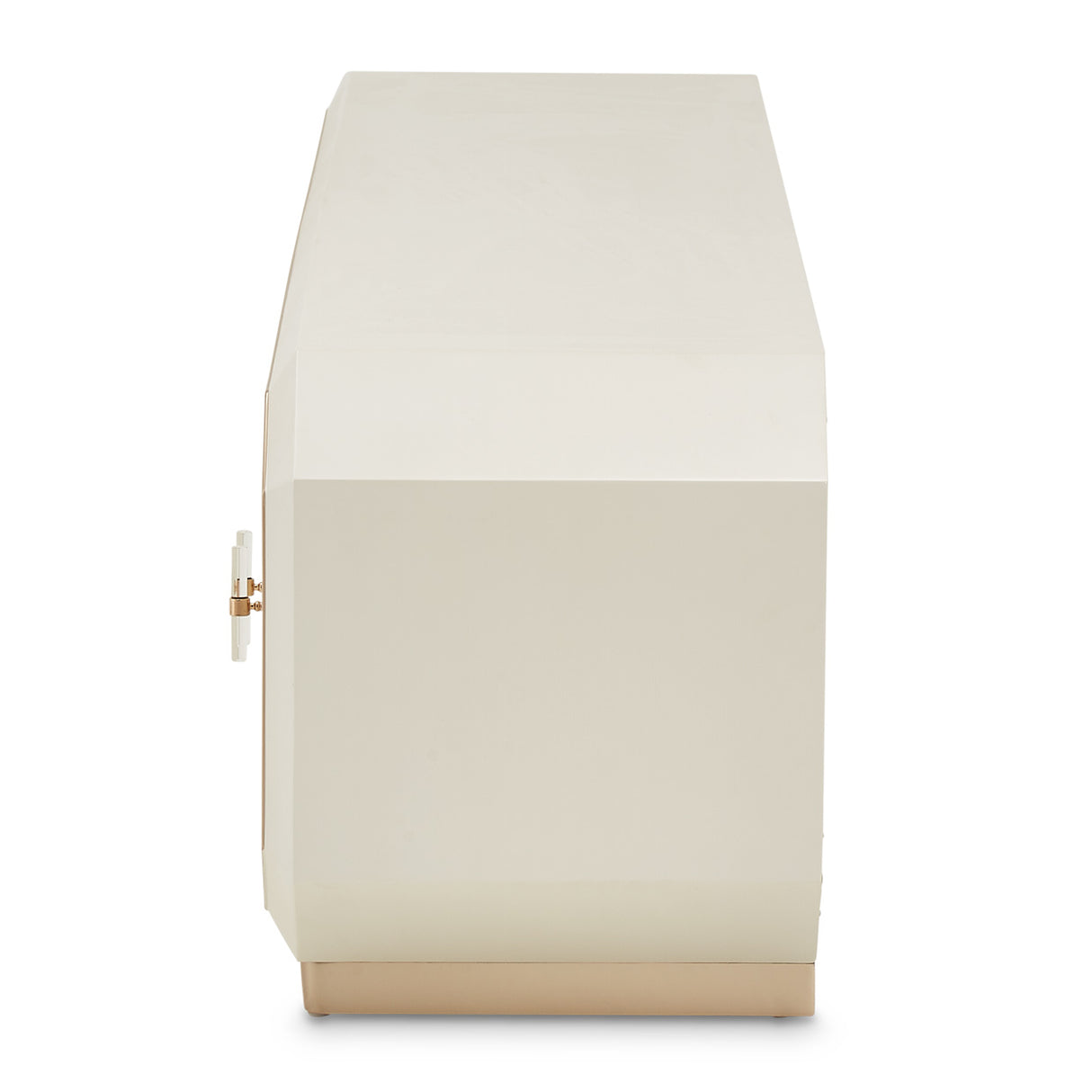 La Rachelle Medium Champagne Media Cabinet from Michael Amini - Luna Furniture