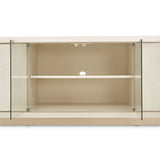 La Rachelle Medium Champagne Media Cabinet from Michael Amini - Luna Furniture