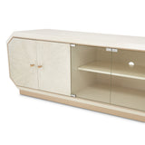 La Rachelle Medium Champagne Media Cabinet from Michael Amini - Luna Furniture