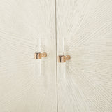 La Rachelle Medium Champagne Media Cabinet from Michael Amini - Luna Furniture