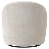 Leon Chenille Upholstered Swivel Accent Chair Beige from Coaster - Luna Furniture