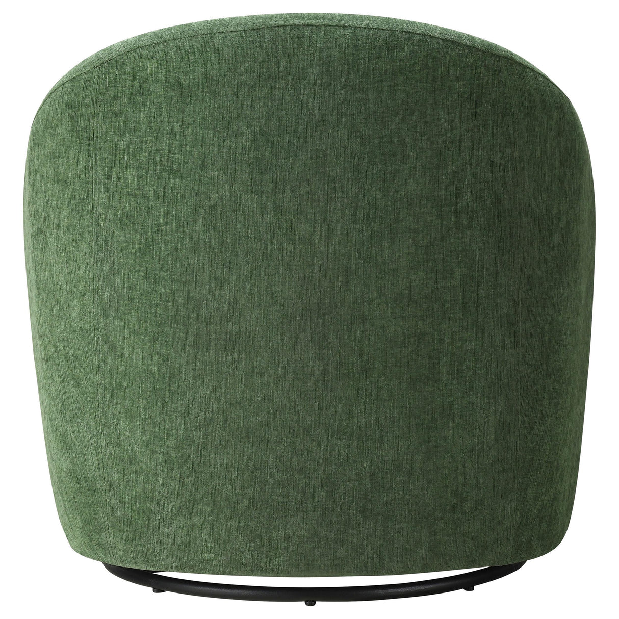 Leon Green Chenille Upholstered Swivel Accent Chair from Coaster - Luna Furniture