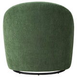 Leon Green Chenille Upholstered Swivel Accent Chair from Coaster - Luna Furniture