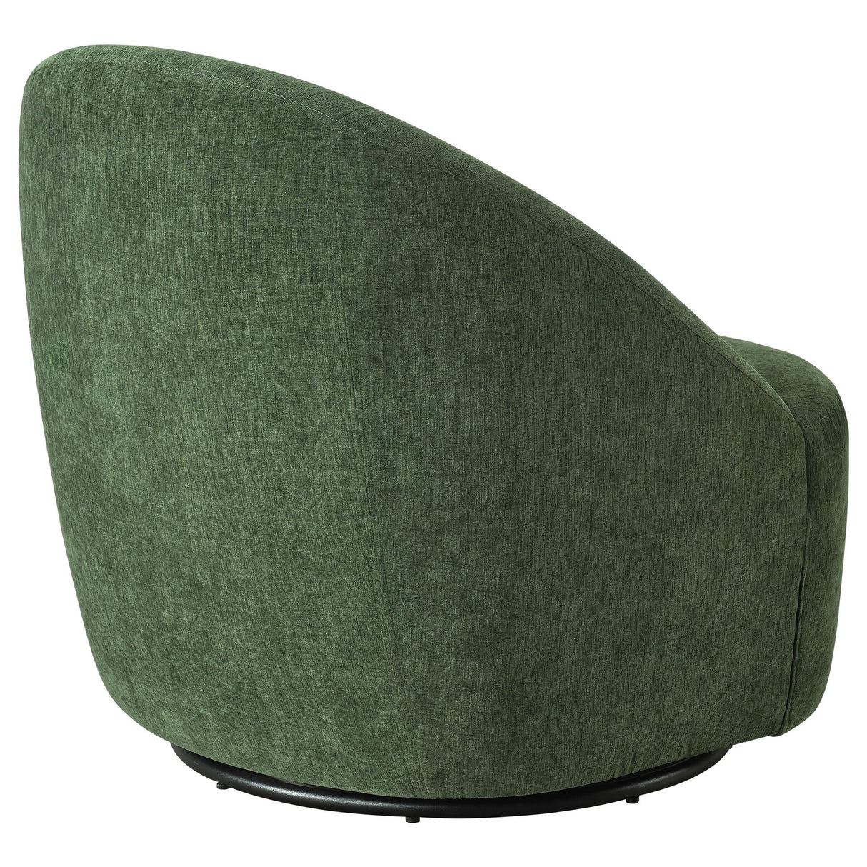 Leon Green Chenille Upholstered Swivel Accent Chair from Coaster - Luna Furniture