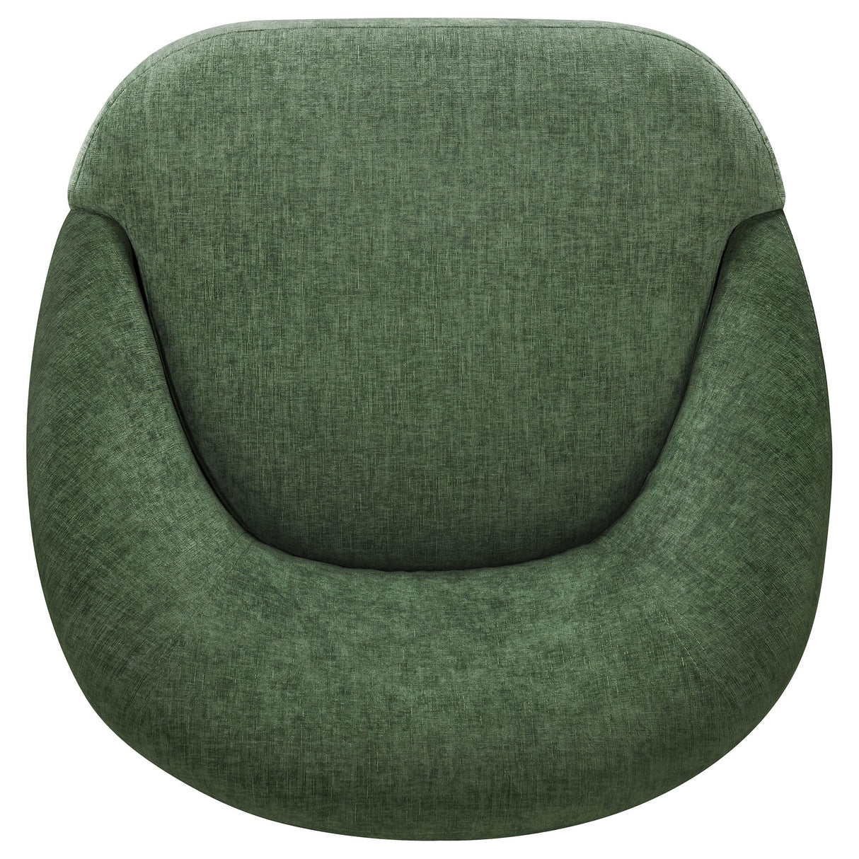 Leon Green Chenille Upholstered Swivel Accent Chair from Coaster - Luna Furniture
