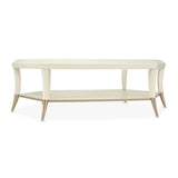 La Rachelle Medium Champagne Hexagon Cocktail Table from Michael Amini - Luna Furniture