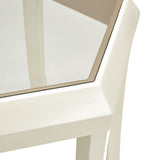 La Rachelle Medium Champagne Hexagon Cocktail Table from Michael Amini - Luna Furniture