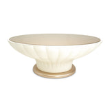 La Rachelle Medium Champagne Round Scalloped Cocktail Table from Michael Amini - Luna Furniture