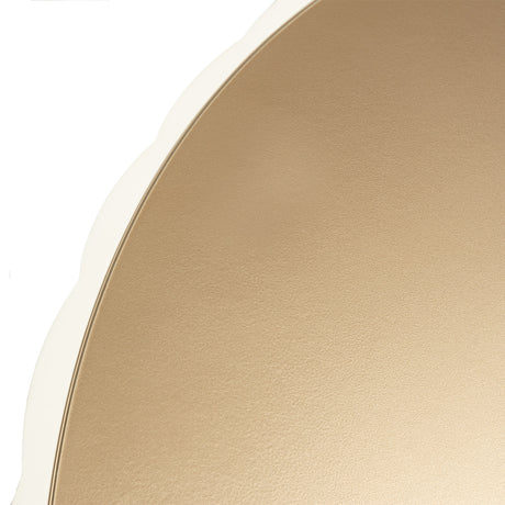 La Rachelle Medium Champagne Round Scalloped Cocktail Table from Michael Amini - Luna Furniture