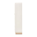 La Rachelle Medium Champagne Display Cabinet With Led Lighting from Michael Amini - Luna Furniture