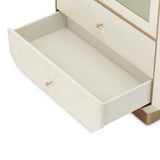 La Rachelle Medium Champagne Display Cabinet With Led Lighting from Michael Amini - Luna Furniture