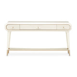 La Rachelle Medium Champagne Console Table from Michael Amini - Luna Furniture