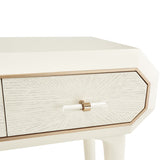La Rachelle Medium Champagne Console Table from Michael Amini - Luna Furniture