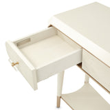 La Rachelle Medium Champagne Console Table from Michael Amini - Luna Furniture