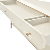 La Rachelle Medium Champagne Console Table from Michael Amini - Luna Furniture