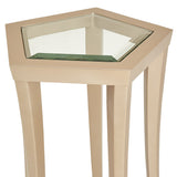 La Rachelle Medium Champagne Chairside Table from Michael Amini - Luna Furniture