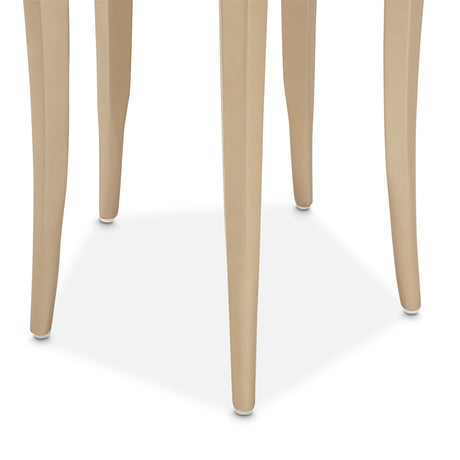 La Rachelle Medium Champagne Chairside Table from Michael Amini - Luna Furniture