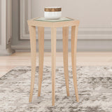 La Rachelle Medium Champagne Chairside Table from Michael Amini - Luna Furniture