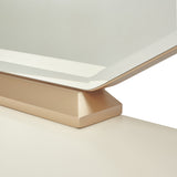 La Rachelle Medium Champagne Wall Mirror from Michael Amini - Luna Furniture