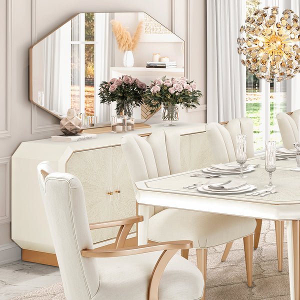 La Rachelle Medium Champagne Wall Mirror