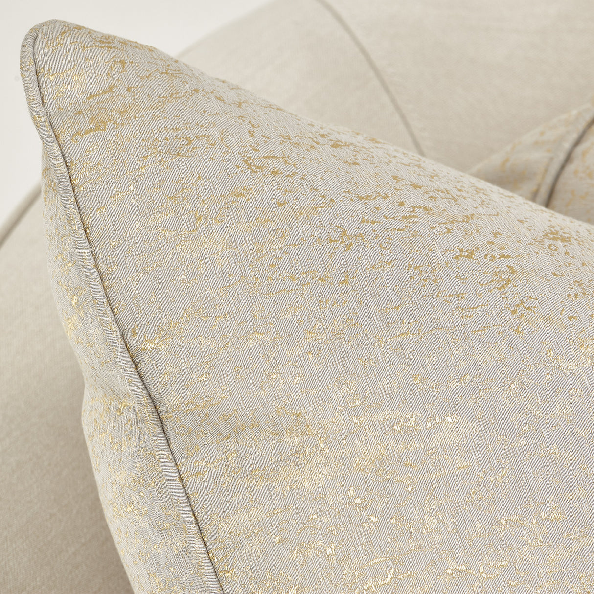 La Rachelle Medium Champagne Sofa from Michael Amini - Luna Furniture