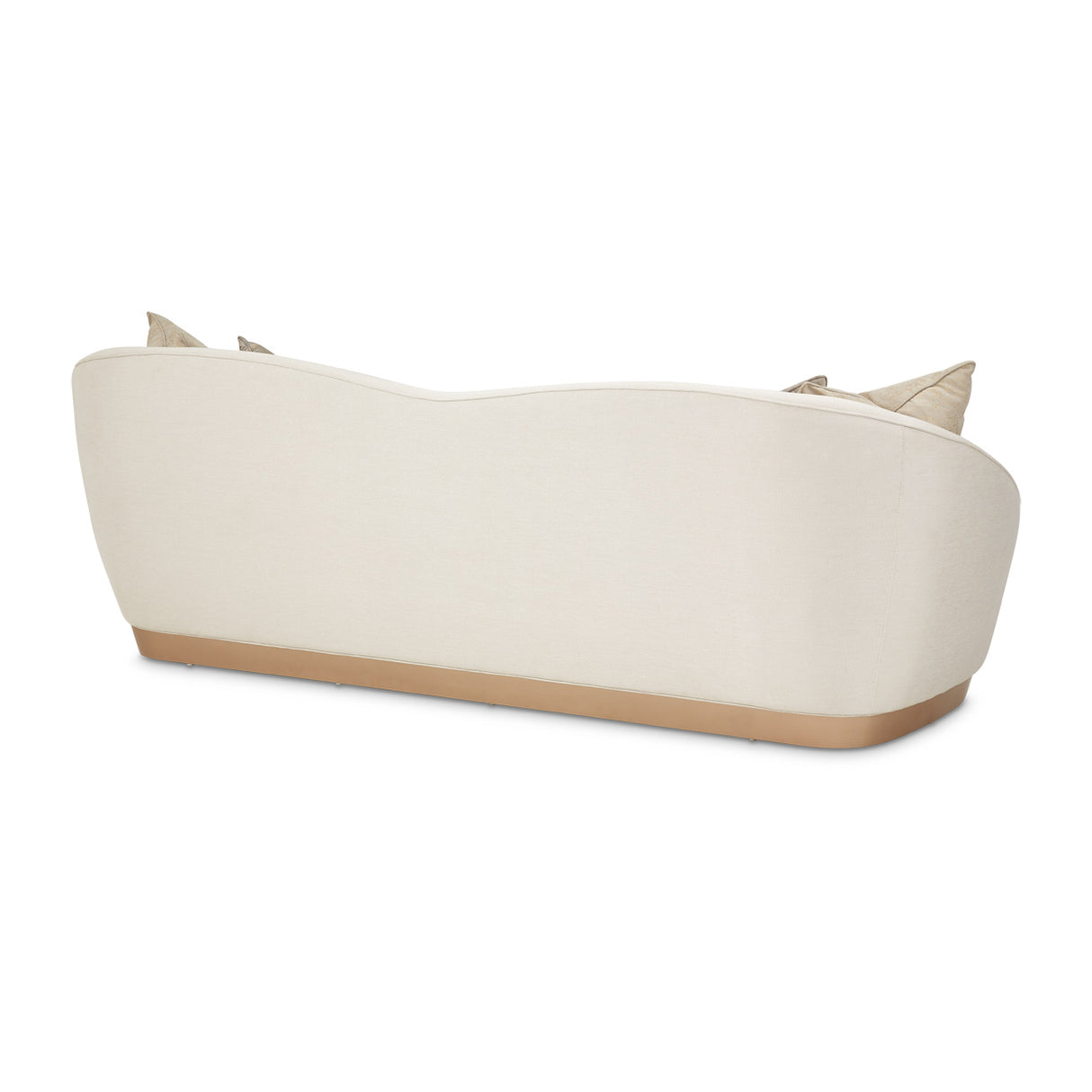 La Rachelle Medium Champagne Sofa from Michael Amini - Luna Furniture