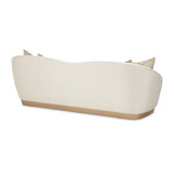 La Rachelle Medium Champagne Sofa from Michael Amini - Luna Furniture