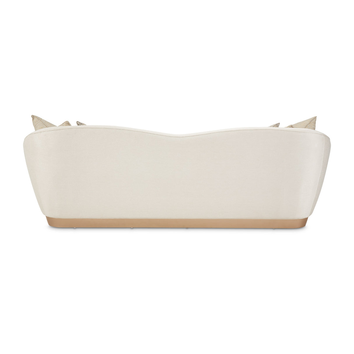 La Rachelle Medium Champagne Sofa from Michael Amini - Luna Furniture