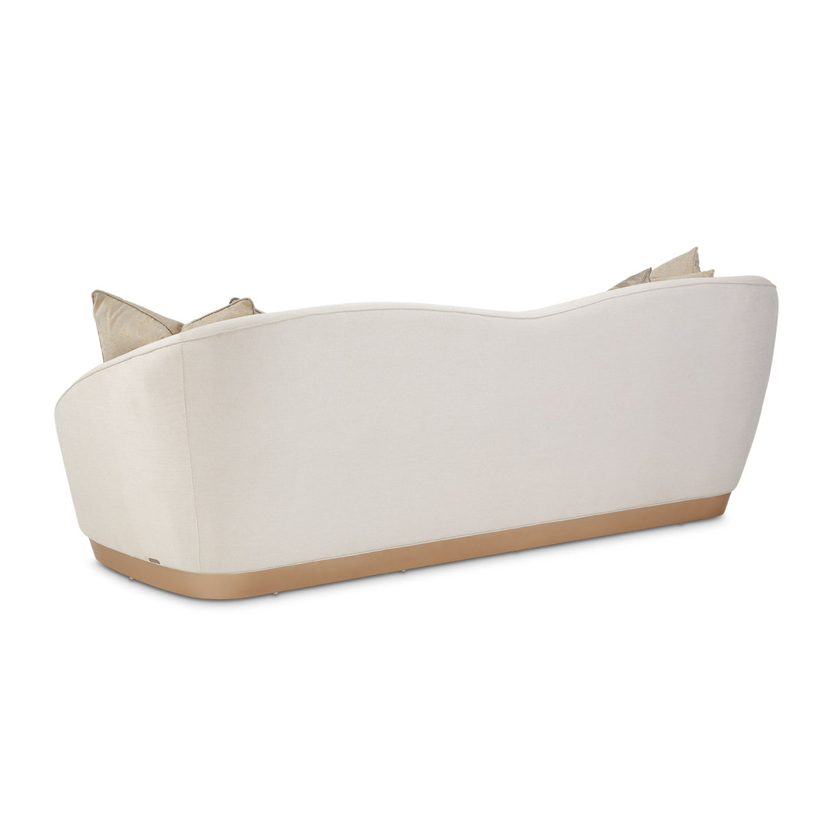 La Rachelle Medium Champagne Sofa from Michael Amini - Luna Furniture