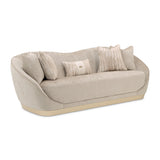 La Rachelle Medium Champagne Sofa from Michael Amini - Luna Furniture
