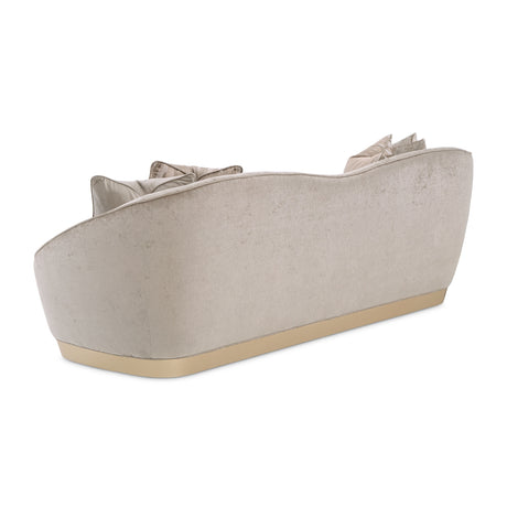 La Rachelle Medium Champagne Sofa from Michael Amini - Luna Furniture