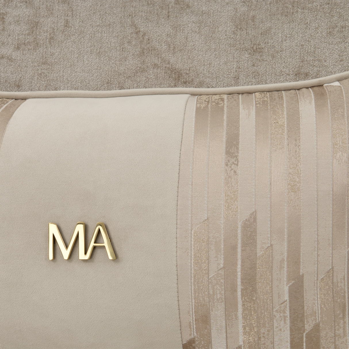 La Rachelle Medium Champagne Sofa from Michael Amini - Luna Furniture