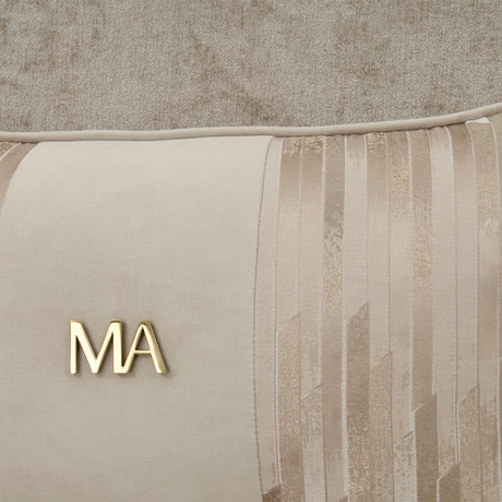 La Rachelle Medium Champagne Sofa from Michael Amini - Luna Furniture