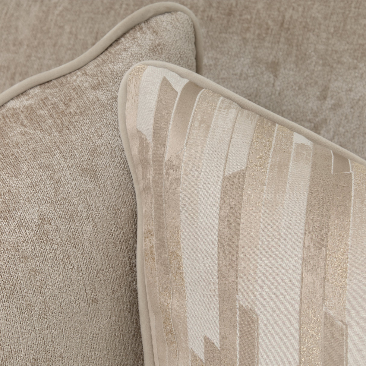 La Rachelle Medium Champagne Sofa from Michael Amini - Luna Furniture