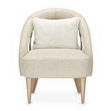 La Rachelle Medium Champagne Flame Accent Chair from Michael Amini - Luna Furniture