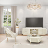 La Rachelle Medium Champagne Flame Accent Chair from Michael Amini - Luna Furniture