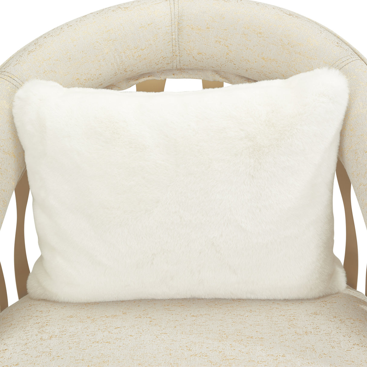 La Rachelle Medium Champagne Flame Accent Chair from Michael Amini - Luna Furniture