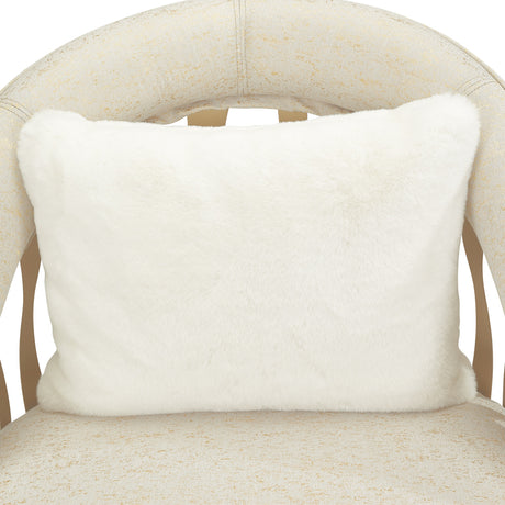 La Rachelle Medium Champagne Flame Accent Chair from Michael Amini - Luna Furniture
