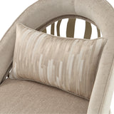 La Rachelle Medium Champagne Accent Chair from Michael Amini - Luna Furniture