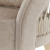 La Rachelle Medium Champagne Accent Chair from Michael Amini - Luna Furniture