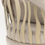 La Rachelle Medium Champagne Accent Chair from Michael Amini - Luna Furniture