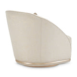 La Rachelle Medium Champagne Swivel Chair from Michael Amini - Luna Furniture
