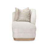 La Rachelle Medium Champagne Chaise from Michael Amini - Luna Furniture