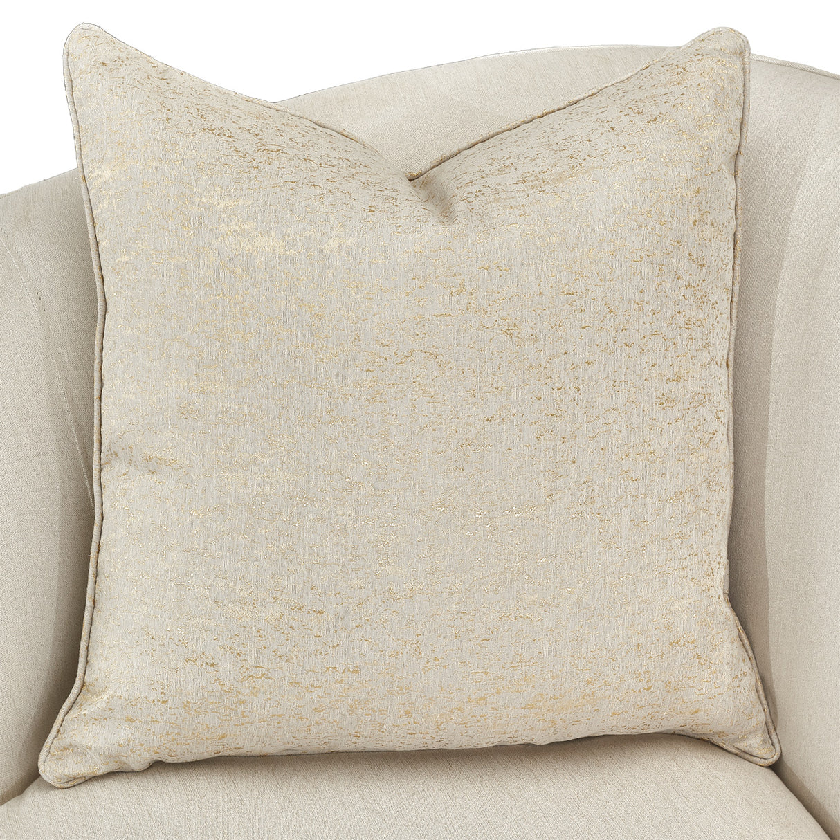 La Rachelle Medium Champagne Chaise from Michael Amini - Luna Furniture