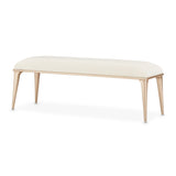 La Rachelle Medium Champagne Bench from Michael Amini - Luna Furniture
