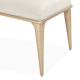 La Rachelle Medium Champagne Bench from Michael Amini - Luna Furniture