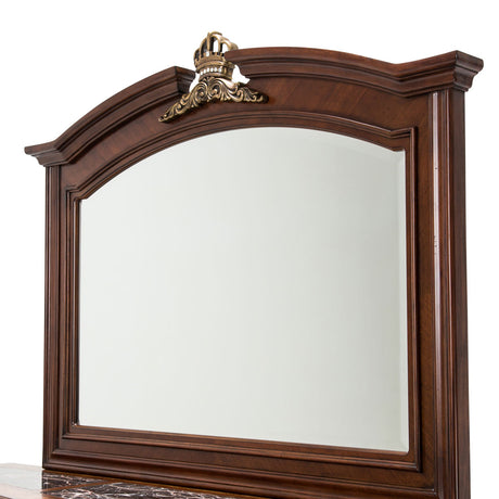 Grand Masterpiece Royal Sienna Sideboard Mirror from Michael Amini - Luna Furniture