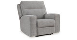 Biscoe Pewter Power Recliner from Ashley - Luna Furniture