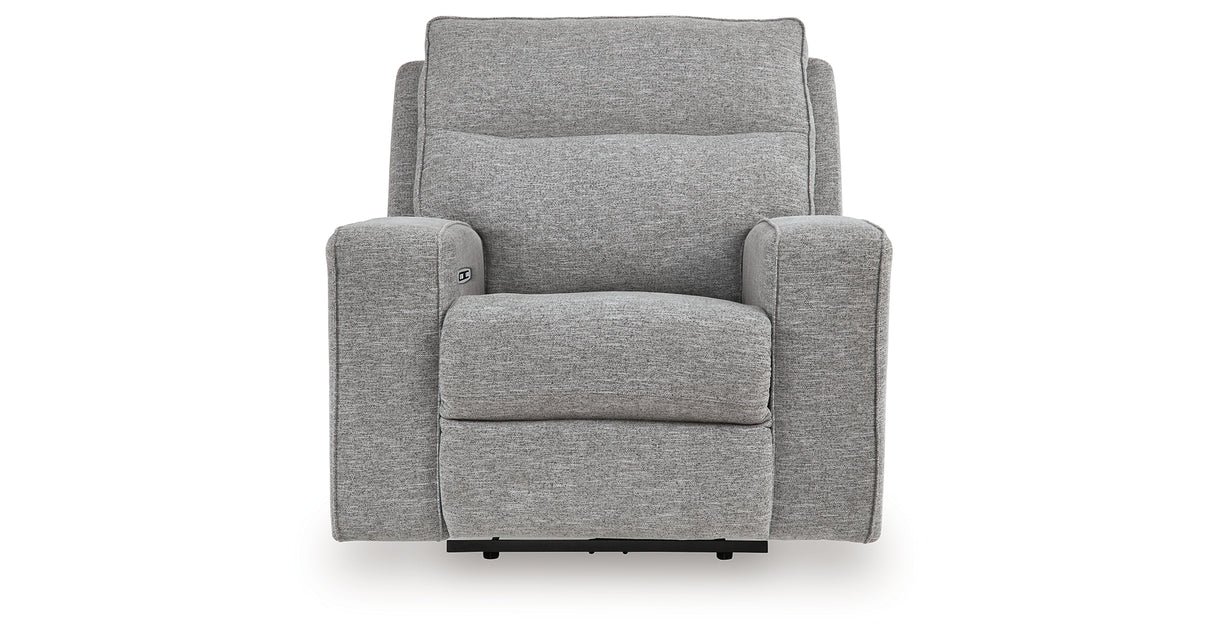 Biscoe Pewter Power Recliner from Ashley - Luna Furniture